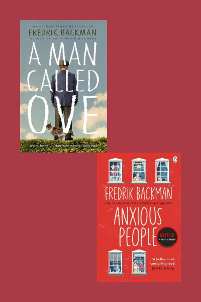 ANXIOUS PEOPLE + A MAN CALLED OVE by Fredrik Backman