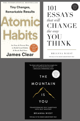 (Combo) Atomic Habits—Mountain is You—101 Essays (Paperback)