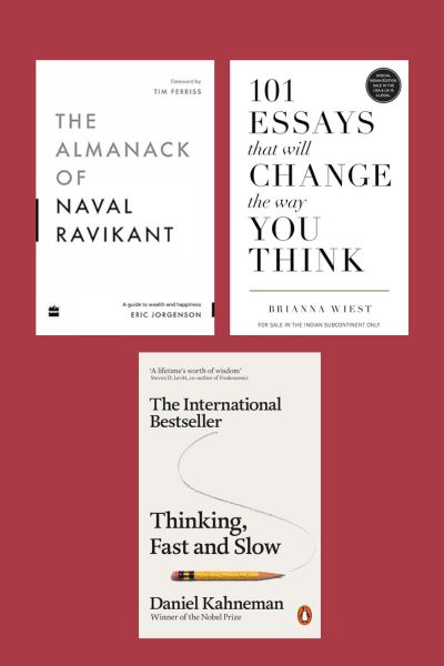 (Combo) Almanack of Naval Ravikant—Thinking Fast And Slow—101 Essays