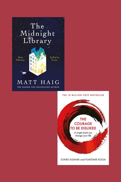 Combo set of 2 Books:- The Courage To Be Disliked + The Midnight Library (Paperback)