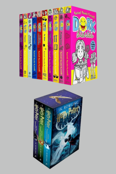 Dork diaries 10 BooksBoxset and Harry poter 3 books Boxset
