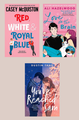 Red white Royal Blue + Love On the Brain +You've Reached Sam