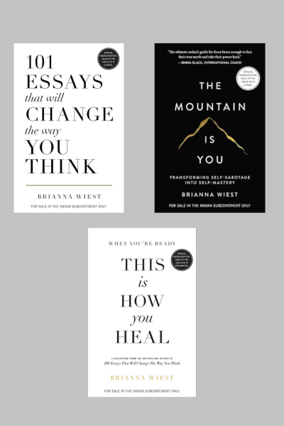 This is how you heal +The Mountain Is You +101 Essays That Will Change The Way You Think