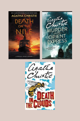 Agatha Christie 3 Book Combo | Death on the Nile + Murder on the Orient Express + Death in the Clouds (Paperback)