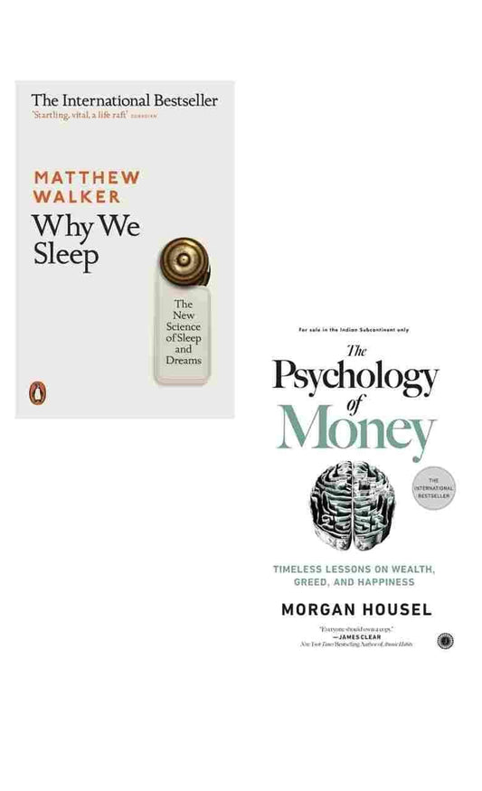 Combo- Why We Sleep + The Psychology of Money (Paperback