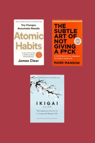 Atomic Habits + Ikigai + Subtle Art of Not Giving a Fuck