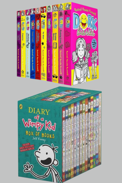 Buy DORK DIARIES SET OF 10 BOOKS BOXSET and Wimpy kid 14 books box set