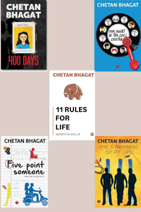 Chetan bhagat 5 books combo in english