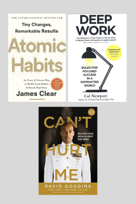 Combo] Atomic Habit-Can't Hurt Me- Deep Work
