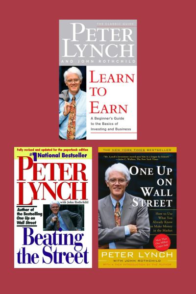 Peter Lynch 3 Books Combo Learn To Earn, One On Wall Street & Beating The Street (Paperback)