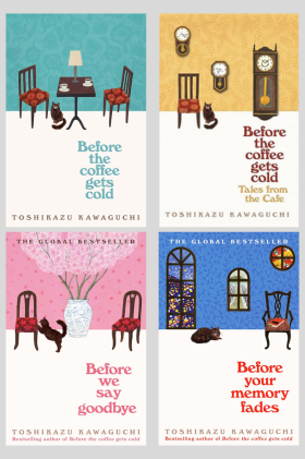 (Combo of 4 Books) Before The Coffee Gets Cold+ Tales from the Cafe+ Before your memory fades+ Before we say goodbye - Toshikazu Kawaguchi