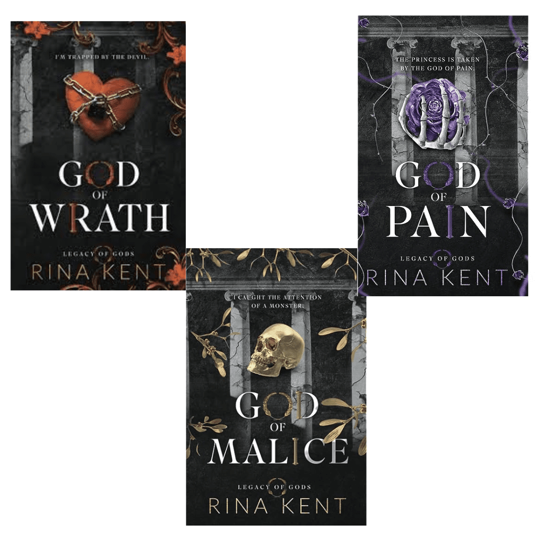 God of malice + God of pain + God of wrath -by Rina Kent (paperback)