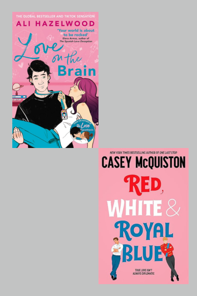 Love on the brain and Red white royal blue 2 books Combo