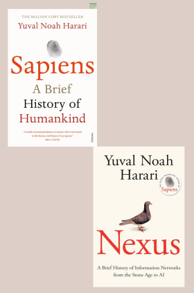 Nexus: A Brief History of Information Networks from the Stone Age to AI +Sapiens: A Brief History of Humankind