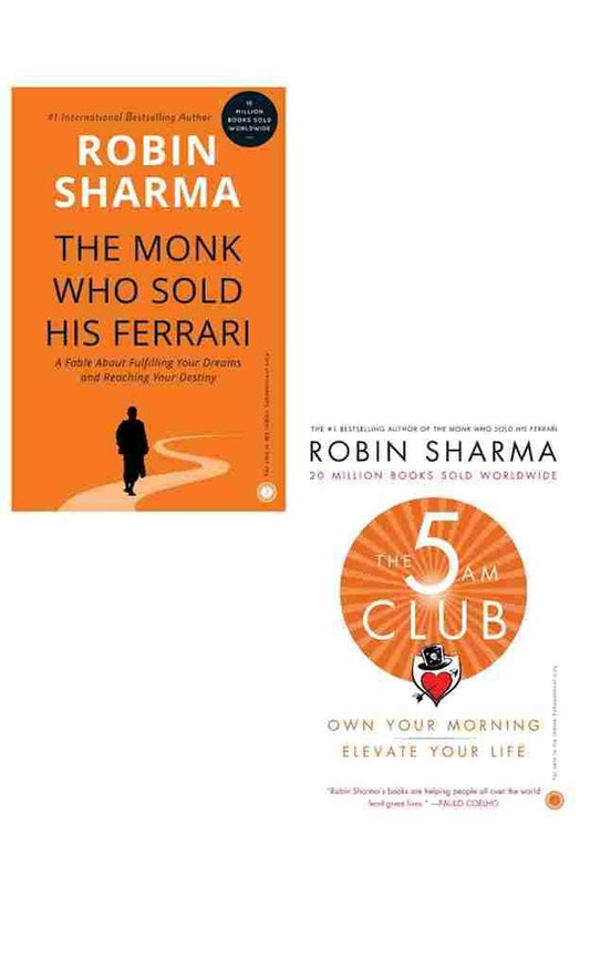 (COMBO) The Monk Who Sold His Ferrari + The 5 AM Club (Paperback)