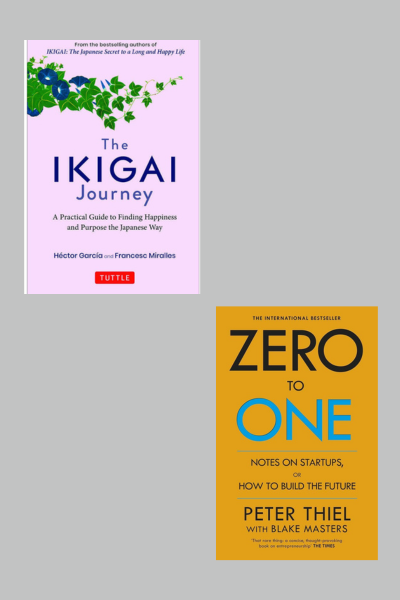 IKIGAI Journey +Zero to one (Paperback )